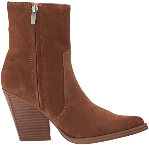Nine West Women's GORGEEN Ankle Boot, Cognac, 10 | Image 5