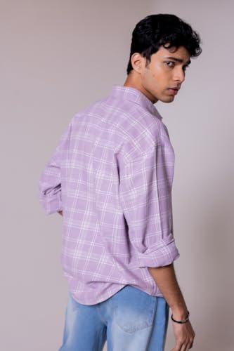 Image of Men's Regular Fit Reversible Checkered Shirt