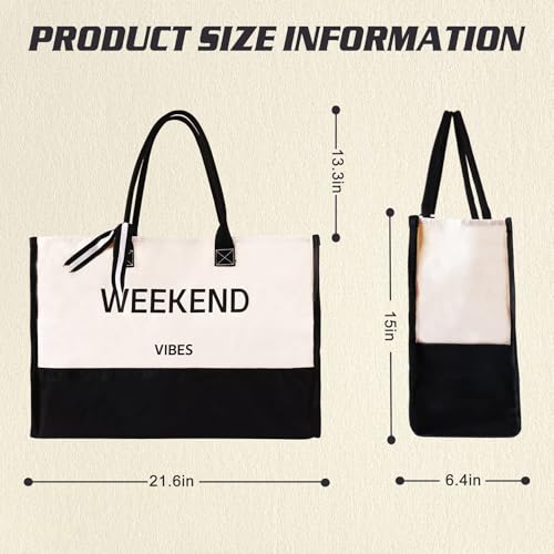 Image of Antfuny Extra Large Beach Bag Tote Bags Women Oversized XL Waterproof Vacation Canvas Personalized