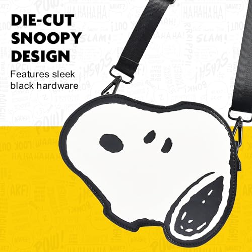 Peanuts Crossbody Bag, Mini Adjustable Shoulder Bag for Men and Women3