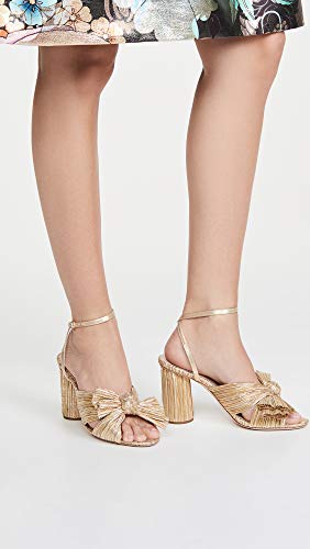 Image of Loeffler Randall Women's Camellia Pleated Bow Heel with Ankle Strap