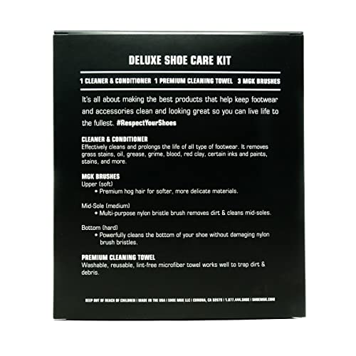 Shoe MGK Deluxe Shoe Brush Set with XL Cleaner and Conditioner for Clean, Fresh Shoes by Shoe MGK - Used condition - Image 3