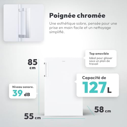 Réfrigérateur Confort Candy CCTLS 544WHN - vue 5