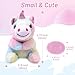 Yaozyety Unicorn Plush Shoulder Magnet Stuffed Animal Toys, Cute Plushies Gift Present for 3-8 Years Old Girls, Costume Accessories Shoulder Pals Kids Gifts