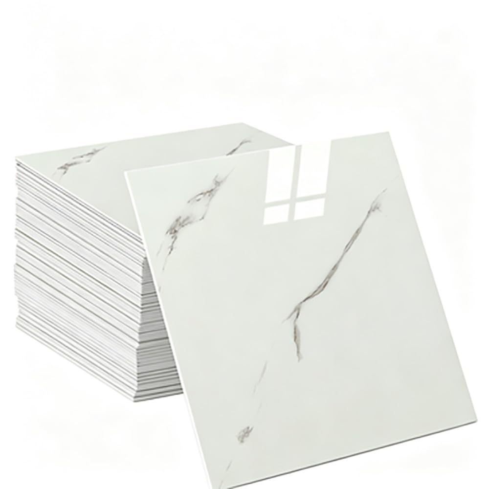 Marble Wall Panels Peel Stick Tiles Backsplash Sticker for Home