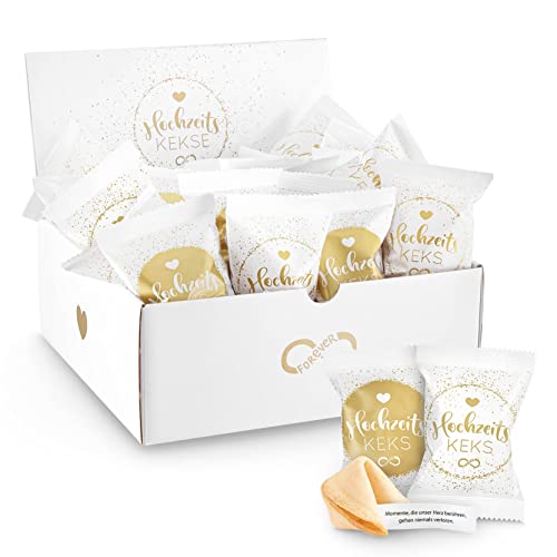 25er Box Hochzeits-Kekse | Glückskeks Hochzeiten als Hochzeitsdeko oder für die Candybar | frisch gebackene und vegane Idee für jeden Weddingplanner & made in Germany/MHD 24.11.25 25er Box Hochzeits-Kekse | Glückskeks Hochzeiten als Hochzeitsdeko oder für die Candybar | frisch gebackene und vegane Idee für jeden Weddingplanner & made in Germany/MHD 24.11.25