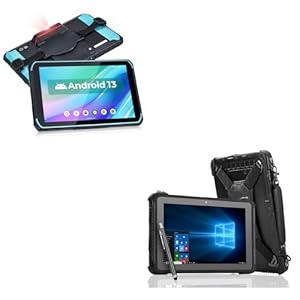 MUNBYN Rugged Android Tablet Barcode Scanner ILT01, 8″ Android 13 Inventory Tablet and Rugged Tablet IRT05, 10.1 inch Windows 10 Pro Rugged Tablet, 4G LTE, GPS, Water-Proof, 700nit Sunlight Readable