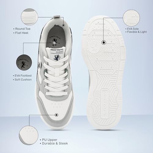 Image of Red Tape Men's Sneakers for Effortless Everyday Comfort