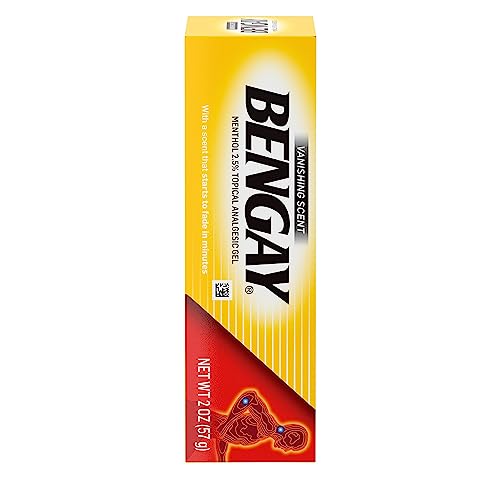 Image of Bengay Menthol Relieving Gel Vanishing Scent 2 OZ - Buy Packs and Save (Pack of 6)