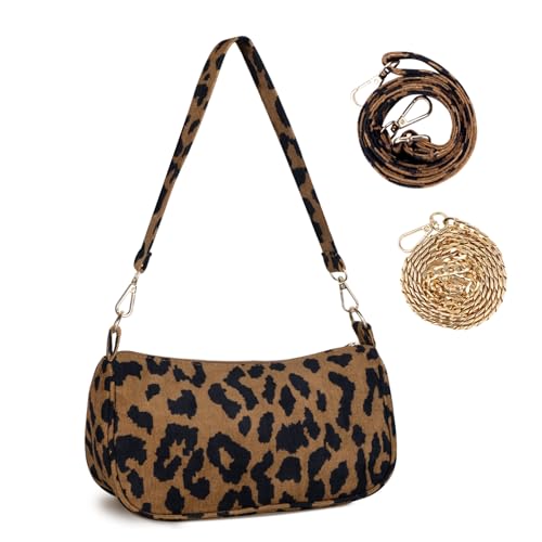 Bolso pequeño de hombro para mujer en pana miniatura 1