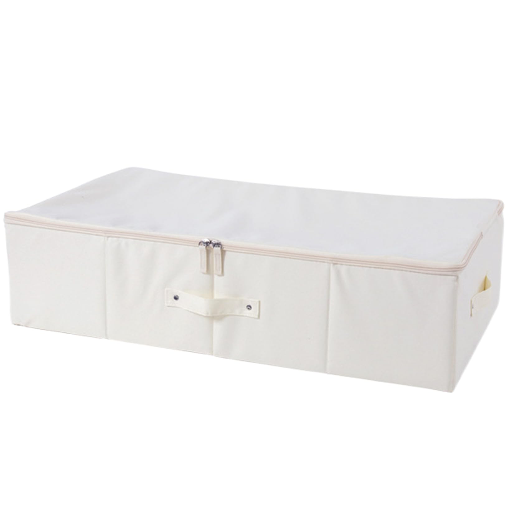 NASSMOSSE Wedding Dress Storage Box, 28x15.8x6.9 Wedding Dress Preservation Box, Dustproof Moisture Proof Zipper Keepsake with Handle for Under Bed Closet