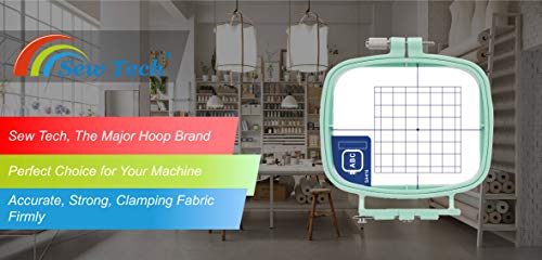 Image of Sew Tech Embroidery Hoop for Brother, 2.75x2.75in 70x70mm SA416 EF31 Frame | Fits PE150 PE150V PE170D PE180D PE190D PE200 Brother Embroidery Machine