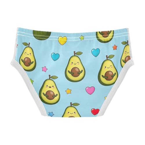 CHIFIGNO Boys' Briefs Cute Cartoon Avocado Blue Toddler Boys Underwear Soft Cotton Briefs Underwear2