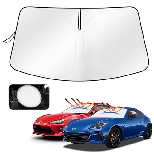 CARTIST 86  BRZ フロントサンシェード ZN6型 ZC6型 フロントガラス サンシェード シェードカーテン マルチサンシェード H24.03～現行 遮光 シェード 日よけ 車種専用 UVカット 車中泊 カスタムパーツ インテリア 内装パーツ 取付簡単 収納袋付