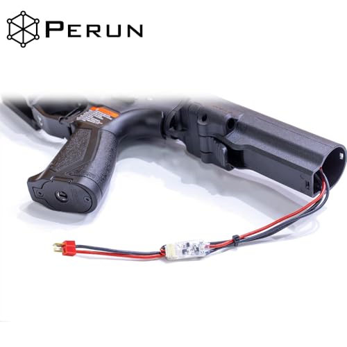 Image of Perun Mosfet Upgrade for AEG Airsoft Rifle V2 Tokyo Marui Gearbox V3, G&G ETU Gearbox, Krytac Kriss Vector, VFC G28 /HK417 Gearboxes, and HPA Systems - Programmable Fire Modes, Precocking, DMR Mode