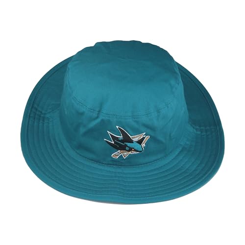 San Jose Sharks NHL Officially Licensed Bucket Hat Trainer Icon Team Color