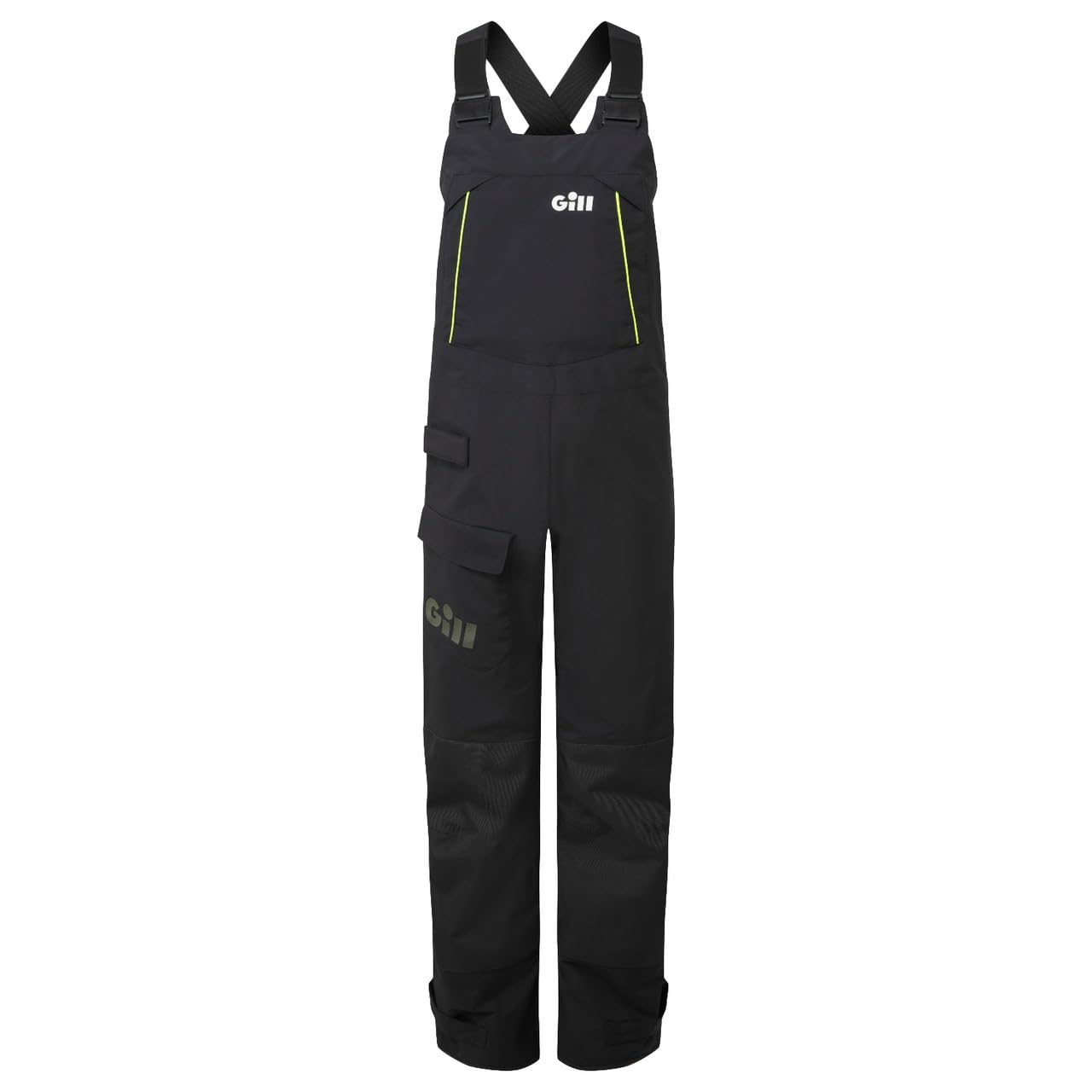 Gill Womens OS2 Offshore Sailing Trousers/Bib - Waterproof, Windproof & Breathable (Black, 10)