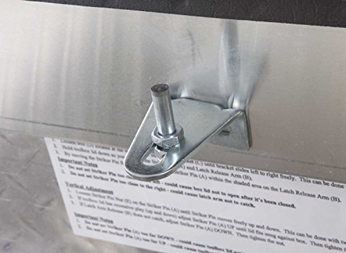 Lund 9436T 36-Inch Aluminum Flush Mount Single Lid Truck Tool Box, Diamond Plated, Silver #TOP2