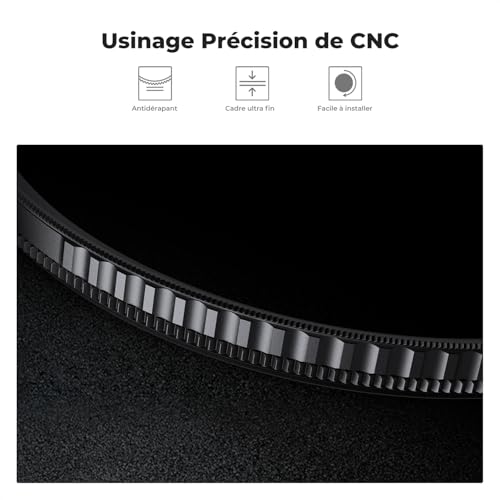 Filtre 58mm Black-Mist 1/4 CPL résout reflets eau et lumière trop dure - 5