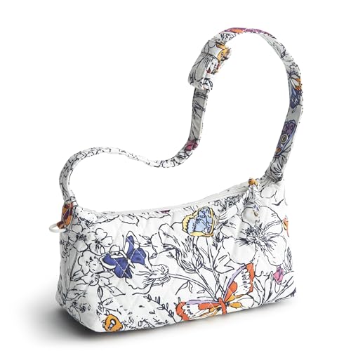 Image of Vera Bradley Women's Premium Cotton Roxbury Crescent Crossbody Bag