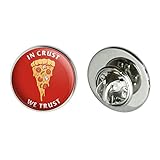 GRAPHICS & MORE in Crust We Trust Pizza Funny Humor Metal 0.75' Lapel Hat Pin Tie Tack Pinback