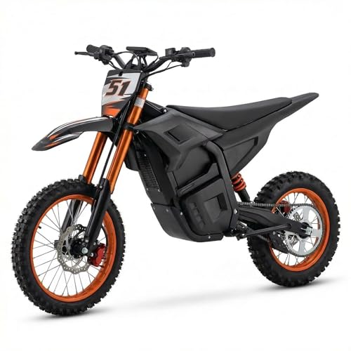 JVV 2000W Electric Dirt Scooter for Teens, 31MPH Off-Road Motorcycle