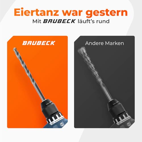 BAUBECK Steinbohrer Set für Akkuschrauber - Premium Stahl - Ø 4/5/6/6/7/8/10mm CYL-3… – Ansicht 3