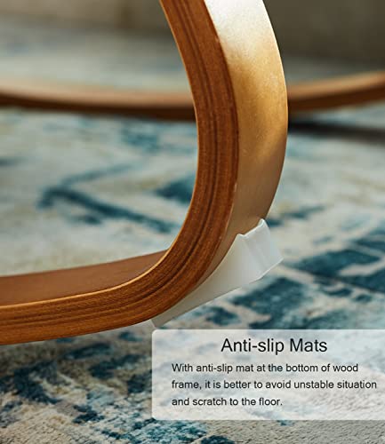 Jxp Multifunctional Rocking Massage Chair With Various Function Of Heating/Vibration/Kneading/Flapping And Tapping, High Luxury Pu Leather With Wood Frame Living Room Recliner Rocking Chair Brown #TOP4