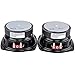 INTCHE 2Pcs 4 Inch 50W Subwoofer Audio Speaker Portable Mini Stereo 4 Ohm 8Ohm Speakers Woofer Full Range Car Horn Loudspeaker (Color : 8 Ohm 50W)