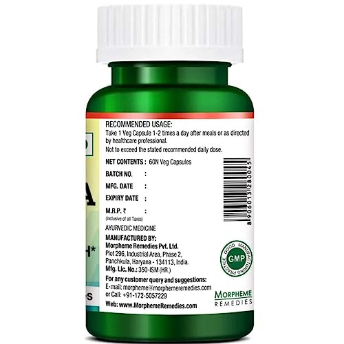 Morpheme Remedies Manjistha Extract - 500 mg (60 Capsules) - Image 4