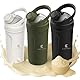 Khroom Edelstahl Protein Shaker 700ml + Thermofunktion 12h kalt/warm spülmaschinenfest | Eiweiß Shaker | Fitness Shaker Edelstahlbecher Metall Shaker (Grün)