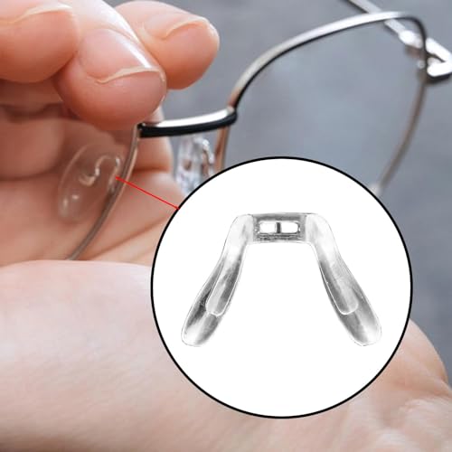 Almohadilla Nasal de Silicona con Soporte Rígido de PP para Gafas 4
