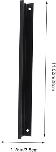 Miniatura 3 de Hemoton Perilla de puerta invisible simple del estante de exhibición del soporte de la pared de aluminio moderno para el