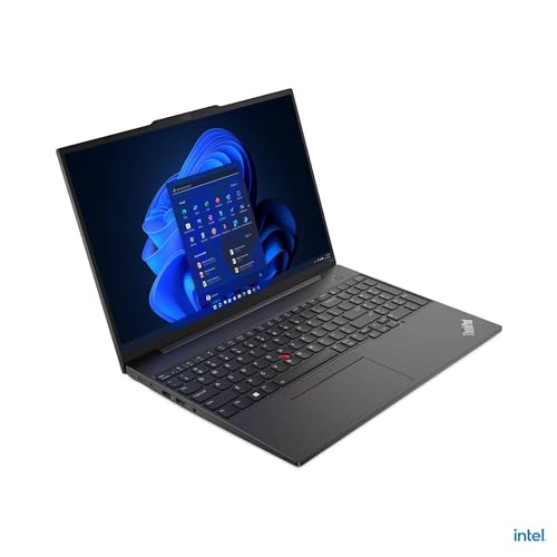 Image of Lenovo ThinkPad E16 Gen 3 (Intel) with Asset Tag, Intel Core 7 240H, 10C (6P + 4E) / 16T, P-core 2.5 /5.2GHz, E-core 1.8 /4.0GHz, 24MB, 1-Year, Courier or Carry-in - 21TF0027US