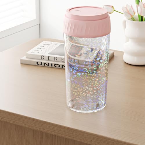 Image of Livelynine 15.8x197 Clear Contact Paper Peel and Stick Book Cover Protector Waterproof Holographic Laminate Sheets Stars Self Adhesive Contact Paper for Crafts Classroom Books Posters Stickers Photos