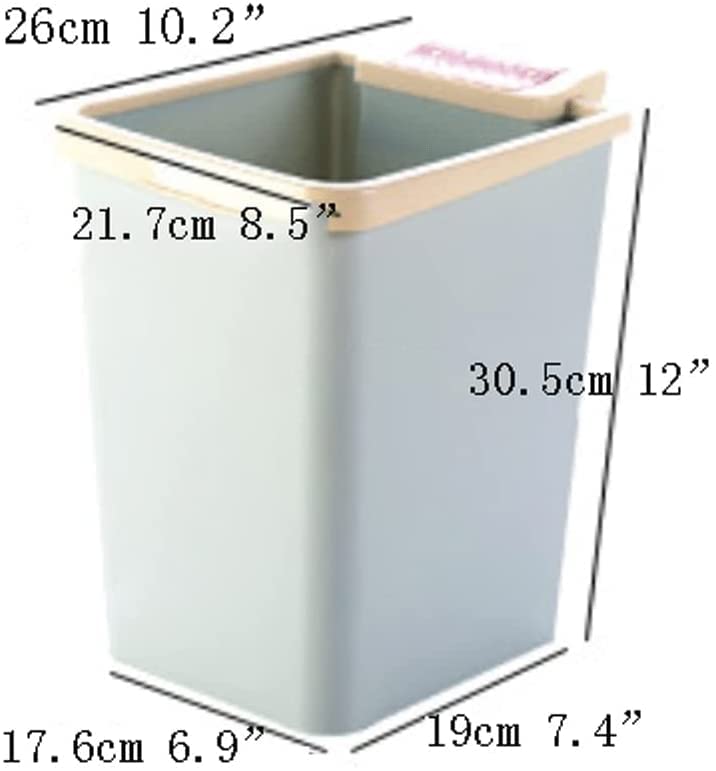 Cestino Per Rifiuti In Filo Metallico, Blu, Capacità 18 Litri, Altezza 34 Cm - 3