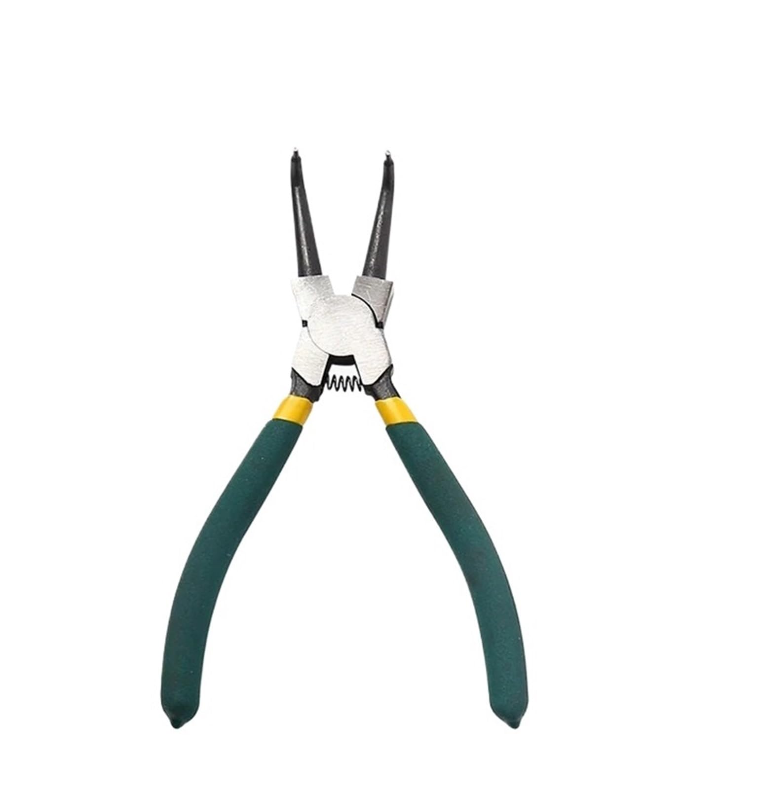 Set di pinze for anelli elastici da 7 pollici | Punte dritte e piegate, for la rimozione degli anelli elastici interni ed esterni