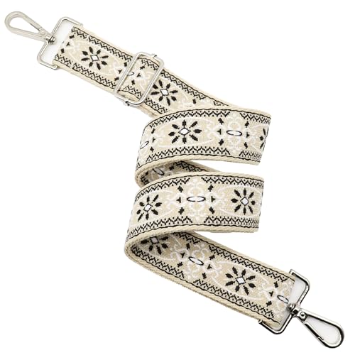 Image of LEMEDE Purse Strap Replacement Crossbody Wide Shoulder Strap Adjustable Canvas Straps Handbag Strap Replacement Belts