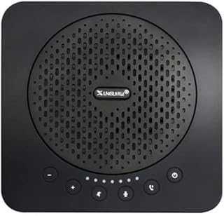 XUNGU Speakerphone Conference Speaker, w/Enhanced Noise Reduction Algorithm, USB Speakerphone for Home Office, 360° Voice Pickup for 8 People 24H Call Time