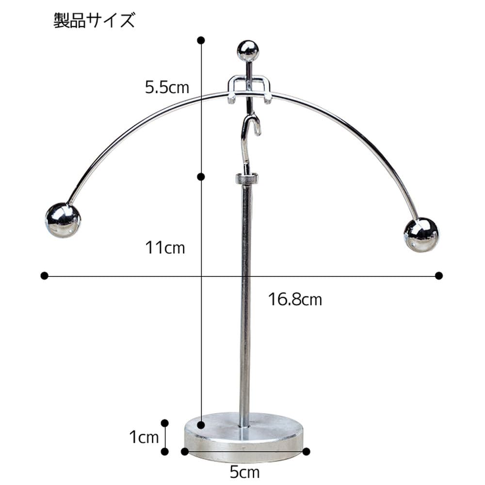 Amazon.co.jp: Lifepower 金属製やじろべえ 振り子 台座付き