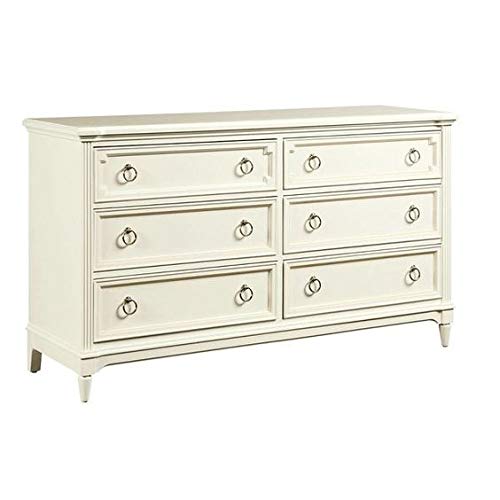 Shilpi Handicrafts Wooden Storage Cabinet in Royal Look Multipurpose Usage Chest of Drawers Sideboard (Design 2, White)-image-25