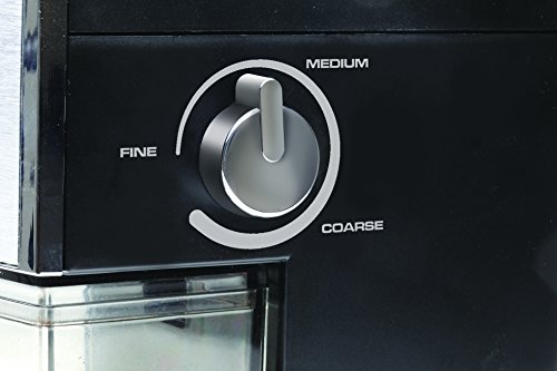 Capresso Burr Grinder, Black, 10Hx8Lx6W #TOP6
