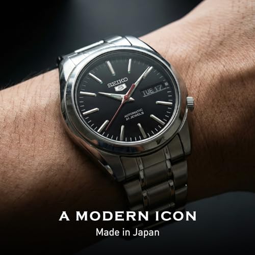 Image of SEIKO Automatic Watch for Men 5-7S Collection - with Day /Date Calendar, Luminous Hands, Stainless Steel Case & Bracelet