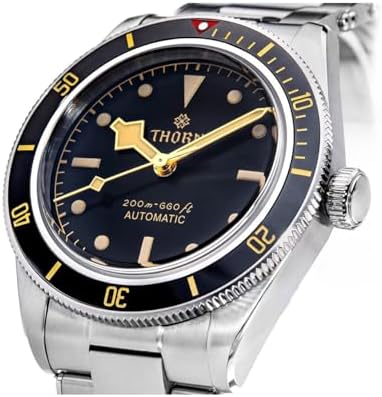 FTEOXLC Thorn 6200 Reloj automático de acero inoxidable para hombre con movimiento NH35A, resistente al agua de 200 m