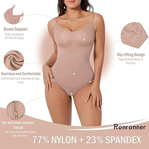 Body Gainant Ronronner Pour Femme - Contrôle Abdomen - Effet Ventre Plat - Taille S à XL