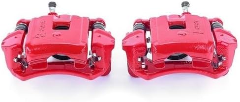 Power Stop Rear S2630 Pair of High-Temp Red Powder Coated Calipers For Lexus LX470 1998-2007, Toyota Land Cruiser 1998-2007 [Model Specific]