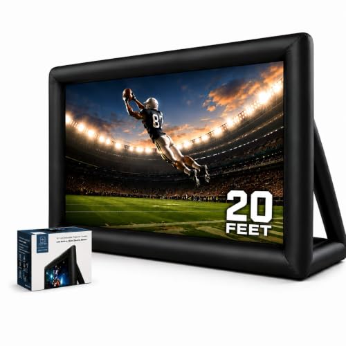 KHOMO GEAR Écran de Projection géant - Diagonale de 180" - Extra...