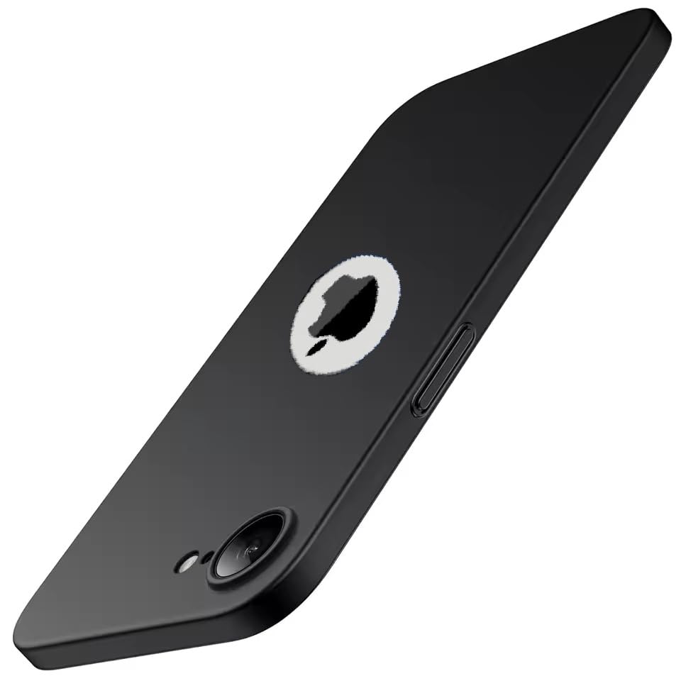 Image of Back Cover Case for iPhone 16e Cover | Camera Protuction Bumper | Soft Flexible Ultra Slim Matte Finish Silicon | Protective Back Cover for iPhone 16e Black