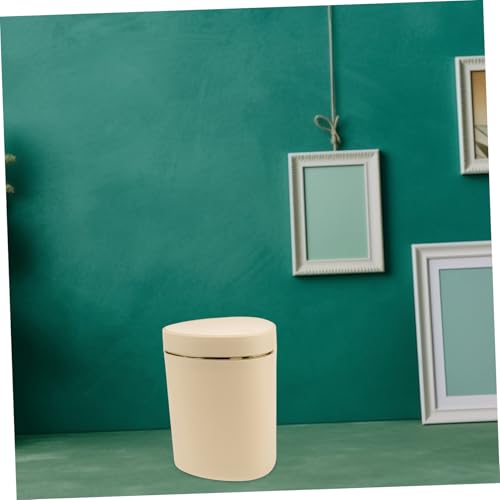 Bote de basura pequeño de mesa GANAZONO plástico amarillo miniatura 4