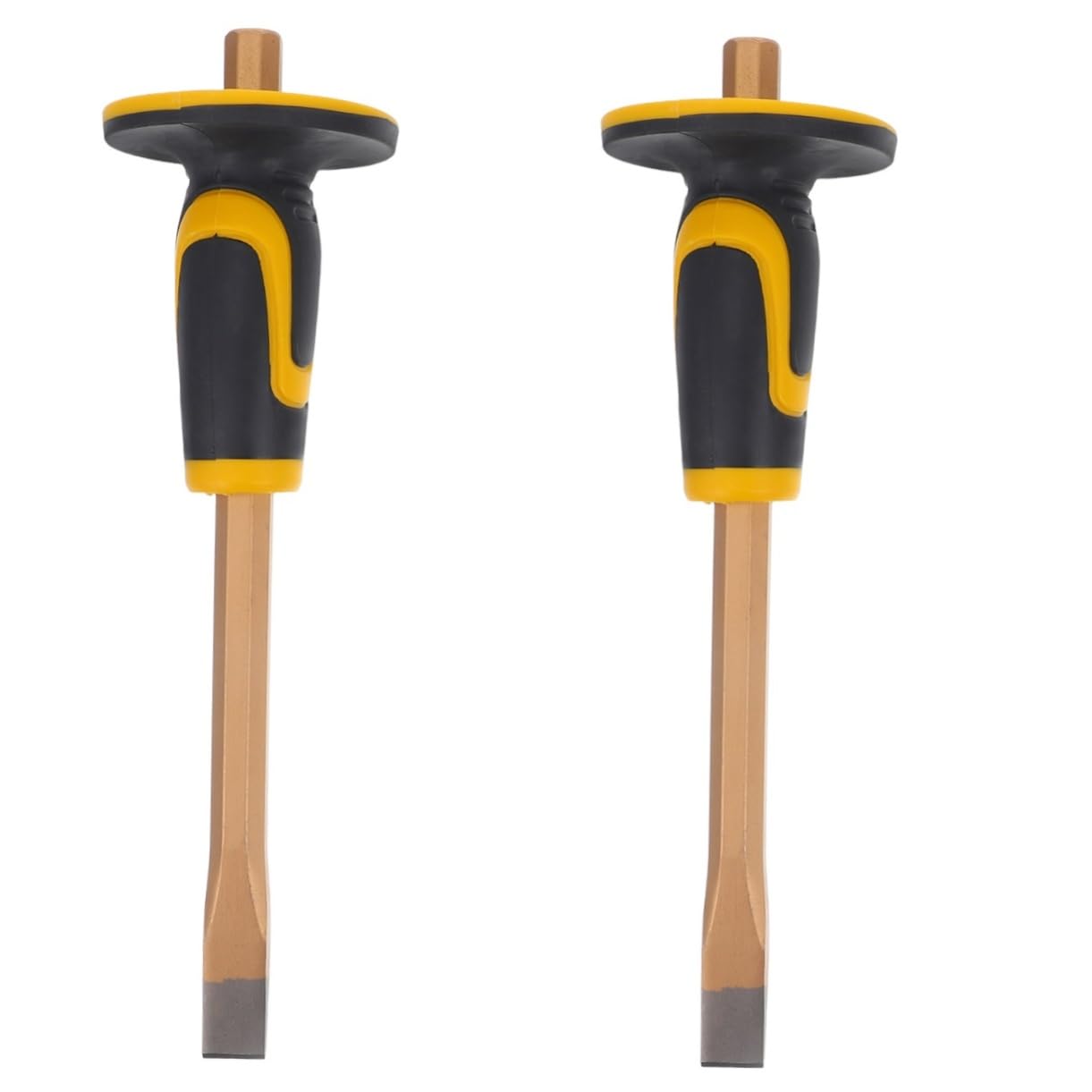 iplusmile 2pezzi Scalpello Da Muratura Professionale Con Protezione Ergonomica Scalpello Piatto Per Lavori Strumento Versatile Per Falegnami e Muratori